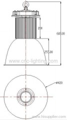 150W PIR Sensor LED Highbay Light(1-10V dimmable)