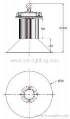 150W PIR Sensor LED Highbay Light(1-10V dimmable)