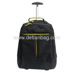 Hot Sell black waterproof backpacks with wheels for laptop