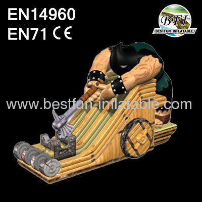 24' AXEMAN Slide Inflatable