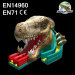 Jungle Inflatable Dragon Slide