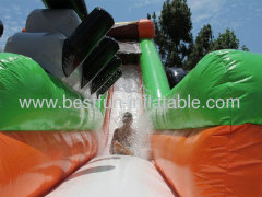 Kids Commercial Inflatable Splashster Car Slide
