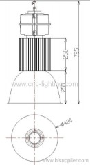 300W PIR Sensor COB LED highbay light