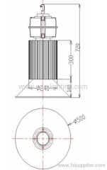 400W Human Body Sensor LED highbay light