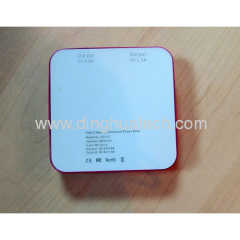 Blue color 7200mah Li-polymer mobile banks