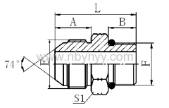 HYDRAULIC ADAPTERS PIPE FITTINGS COUPLING CONNECTER