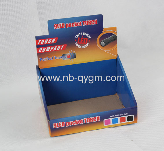 Printed Counter Display boxes from China manufacturer Ningbo Qingying