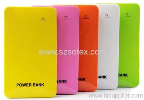 Thin portable power bank for mobile phone devices