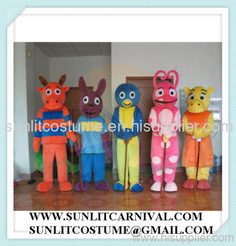 YO GABBA YELLOW ROBOT MASCOT COSTUME