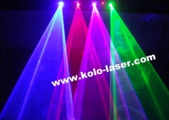 4 head stage laser light