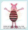 pink piglet mascot costume