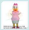 Daisy duck mascot costume