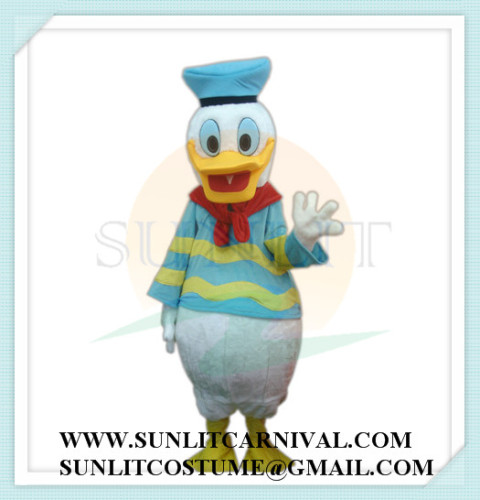sailor suit donald duck mascot costume