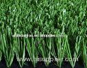 Green Artificial Grass For Football Field With PP + Net Cloth Backing