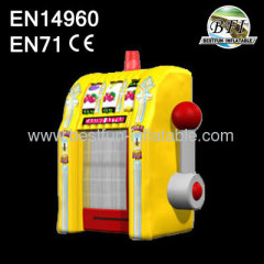 Yellow Inflatable Cash Vault Game