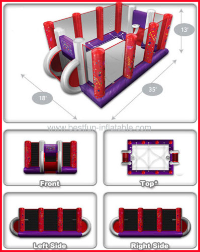 2014 Mini Inflatable Foosball Basketball Combo