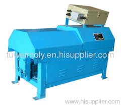 Scrap steel straightening machine