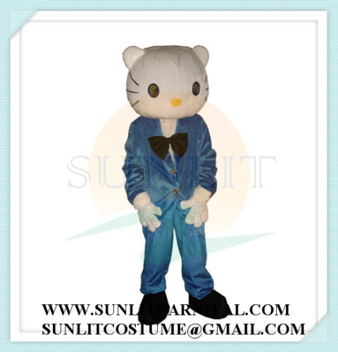 daniel kitty cat mascot costume for wedding party