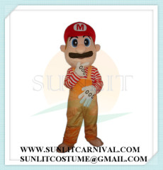 mario luki mascot costume from game character
