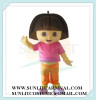 dora the explore mascot costume