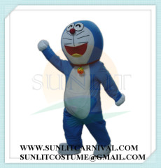 Doraemon cat mascot costume