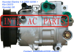 Car a/c compressor VS16 Hyunda Verna Hyundai i30 i20 97701-2H200 97701-2H202 97701-2H240 F500-AN6CA-05 TSP0155935