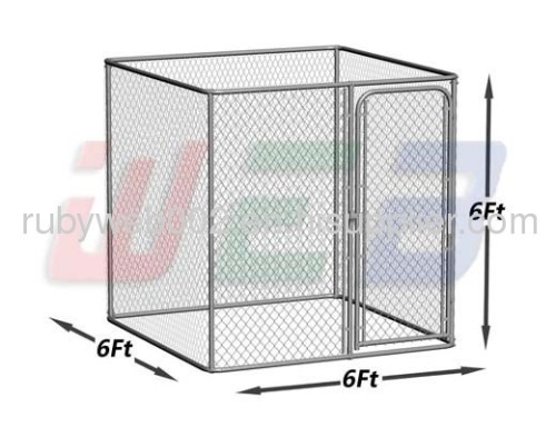 6'X6'X6'chain link dog kennels