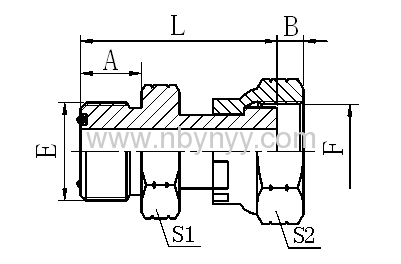 ORFS FEMALE HYDRAULIC ADAPTERS FITTING PIPE FITTINGS