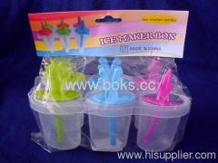 2013 6pcs plastic ice makers