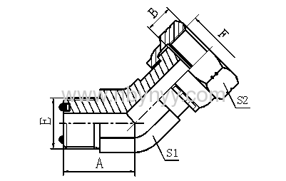 ORFS HYDRAULIK ADAPTERS PIPE FITTINGS COUPLING CONNECTER