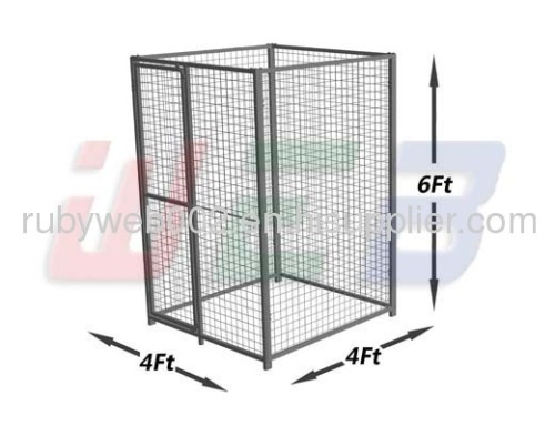 4' X4'X 6' welded wire dog kennel