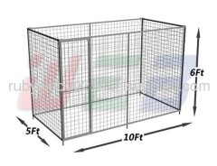 10' x 5' x 6' welded wire dog kennels