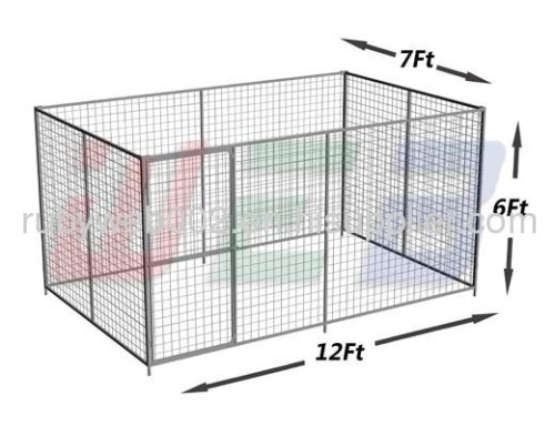 12' x7' x 6' welded wire dog kennels