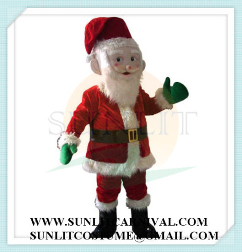popular sale christmas santa claus mascot costume