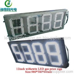 WHITE LED 4 DIGIT DISPLAY