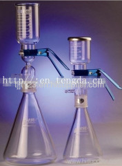 All glass Filter holder/Solvent filtration apparatus