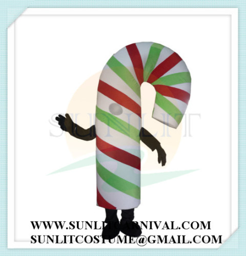 christmas candy mascot costume