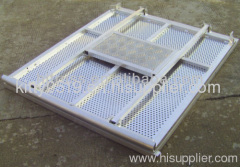 Aluminium crowd barrier for safe