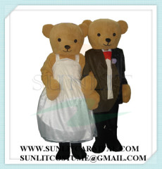 teddy bear mascot costume for wedding party