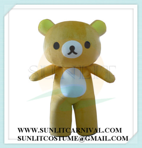 classic rilakkuma bear mascot costume