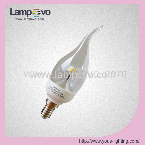 E14 F37 250LM 200LM 300LM 3W LED BULB