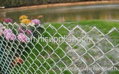 PVC-coated wire chain link fence