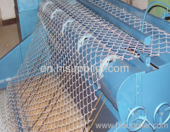 PVC-coated wire chain link fence