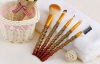 Beauty 5pcs Portable Makeup Brush Set with Pouch, OEM /ODM are avaiable