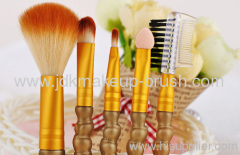 Beauty 5pcs Portable Makeup Brush Set with Pouch, OEM /ODM are avaiable