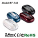 slim computer optical 2.4g wireless mouse