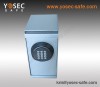 Electronic under-counter deposit safes with coin slot anti-thef