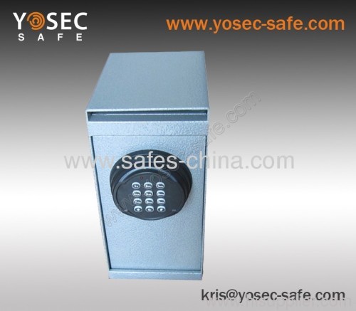 slot drop depository safe with motorized locking system electronic lock