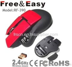 2000 CPI 2.4g wireless ergonomices gaming mouse