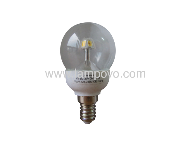 E14 G45 3W 6Pcs SMD5630 250LM LED BULB 